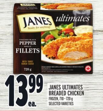 Metro Janes ultimates breaded chicken offer