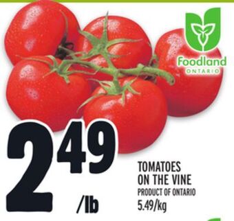 Metro Tomatoes on the vine offer