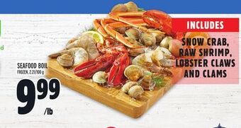 Metro Seafood boil offer