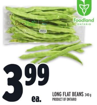 Metro Long flat beans offer