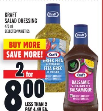 Metro Kraft salad dressing offer