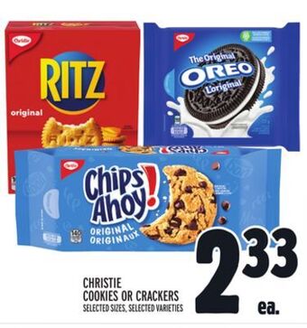 Metro Christie cookies or crackers offer
