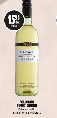 Metro Folonari pinot grigio offer