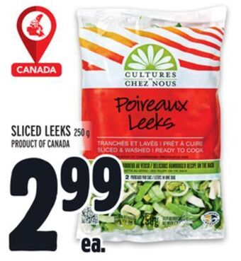 Metro Sliced leeks offer