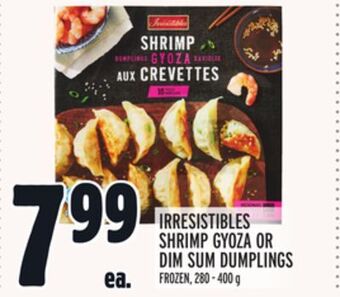 Metro Irresistibles shrimp gyoza or dim sum dumplings offer