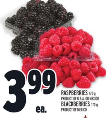 Metro Raspberries offer