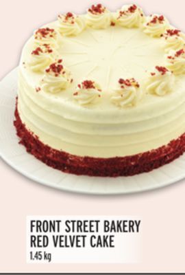Metro Front street bakery red velvet cake offer