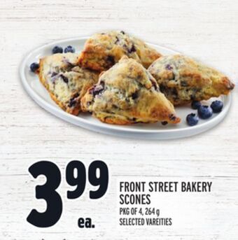 Metro Front street bakery scones offer