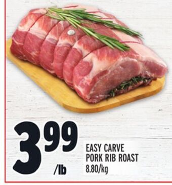 Metro Easy carve pork rib roast offer