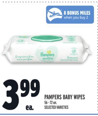 Metro Pampers baby wipes offer