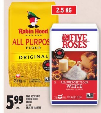 Metro Five roses or robin hood flour offer