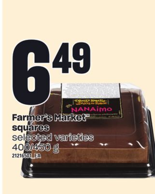 Loblaws Farmer's market squares, 400/450 g offer