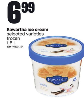 Loblaws Kawartha ice cream, 1.5 l offer