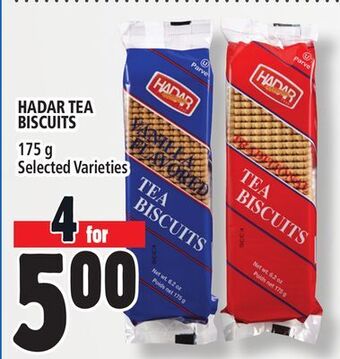 Metro Hadar tea biscuits offer