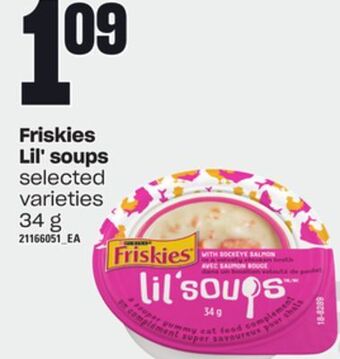 Loblaws Friskies lil' soups, 34 g offer