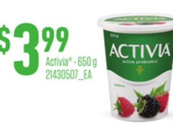 Loblaws Activia , 650 g offer