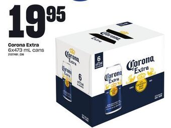 Loblaws Corona extra, 6x473 ml cans offer