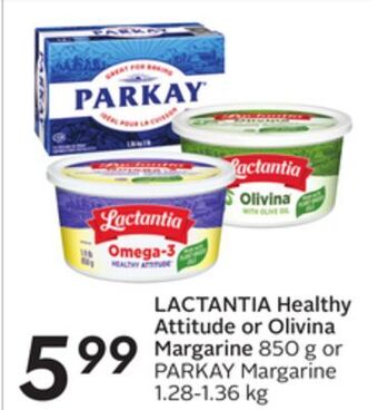 Sobeys Healthy attitude or olivina margarine offer