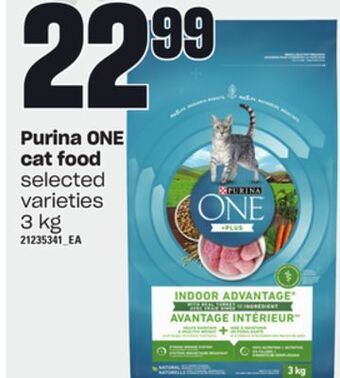 Loblaws Purina one cat food, 3 kg offer