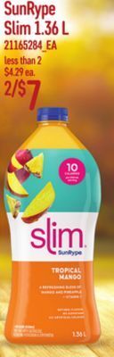 Loblaws Sunrype slim, 1.36 l offer