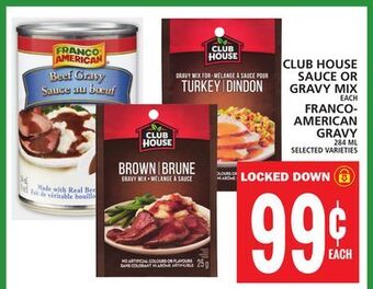Food Basics Club house sauce or gravy mix franco- american gravy offer