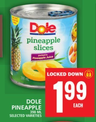 Food Basics Dole pineapple offer