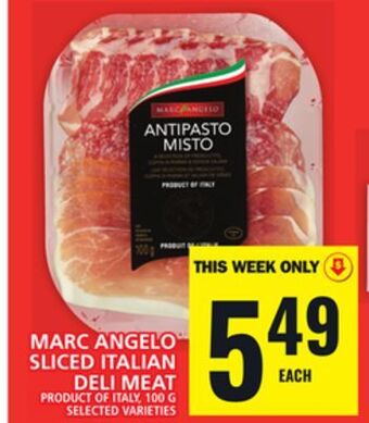 Food Basics Marc angelo sliced italian deli meat offer