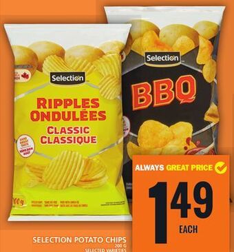 Food Basics Selection potato chips offer