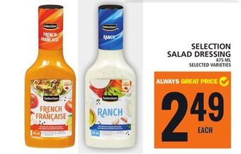 Food Basics Selection salad dressing offer