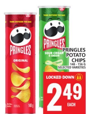 Food Basics Pringles potato chips offer