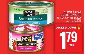 Food Basics Clover leaf light tuna or flavoured tuna offer