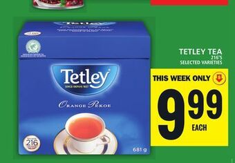 Food Basics Tetley tea offer