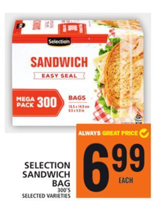 Food Basics Selection sandwich bag offer