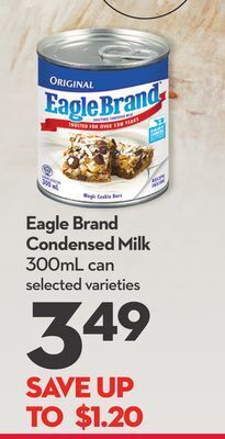 Longo's Eagle brand condensed milk offer