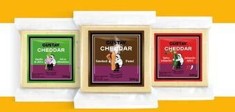 Longo's Monsieur gustav flavoured cheddar offer