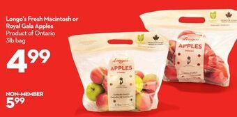 Longo's Longo's fresh macintosh or royal gala apples offer
