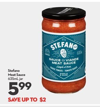 Longo's Stefano meat sauce offer