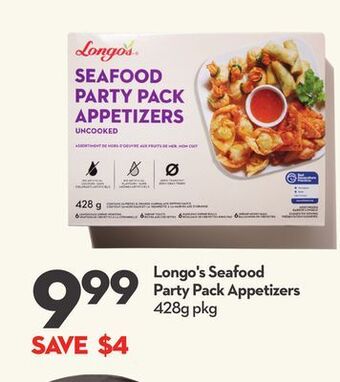 Longo's Longo's seafood party pack appetizers offer