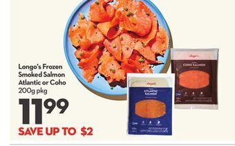 Longo's Longo's frozen smoked salmon offer