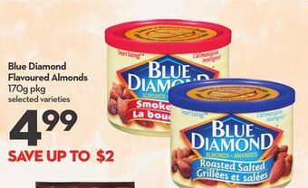 Longo's Blue diamond flavoured almonds offer