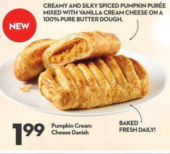 Longo's Pumpkin cream cheese danish offer