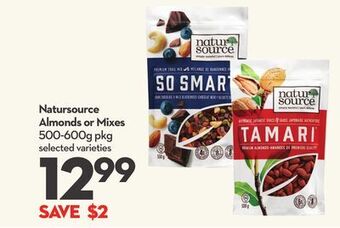 Longo's Natursource almonds or mixes offer