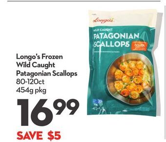 Longo's Longo's frozen wild caught patagonian scallops offer