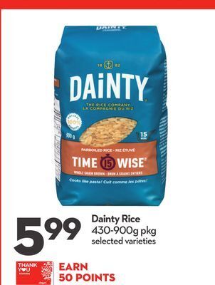 Longo's Dainty rice offer