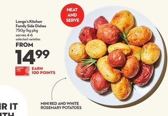 Longo's Longo's kitchen family side dishes offer