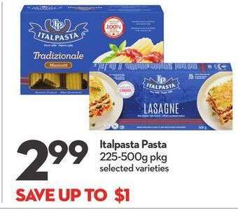 Longo's Italpasta pasta offer