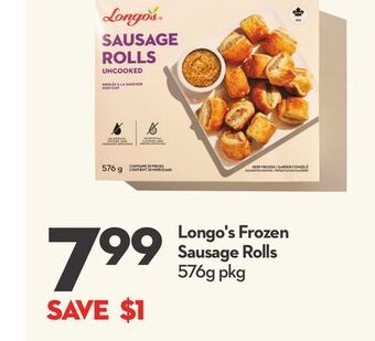 Longo's Longo's frozen sausage rolls offer