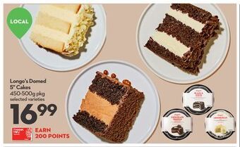 Longo's Longo's domed 5 cakes offer