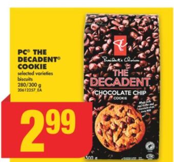 No Frills Pc the decadent cookie, 280/300 g offer