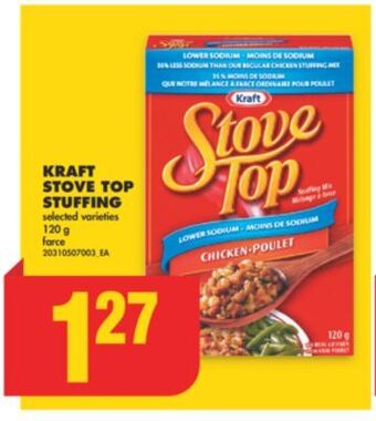No Frills Kraft stove top stuffing, 120 g offer